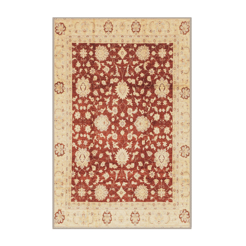 Tapis décoratif multicolore à motif abstrait, Rectangle 5 pi x 8 pi