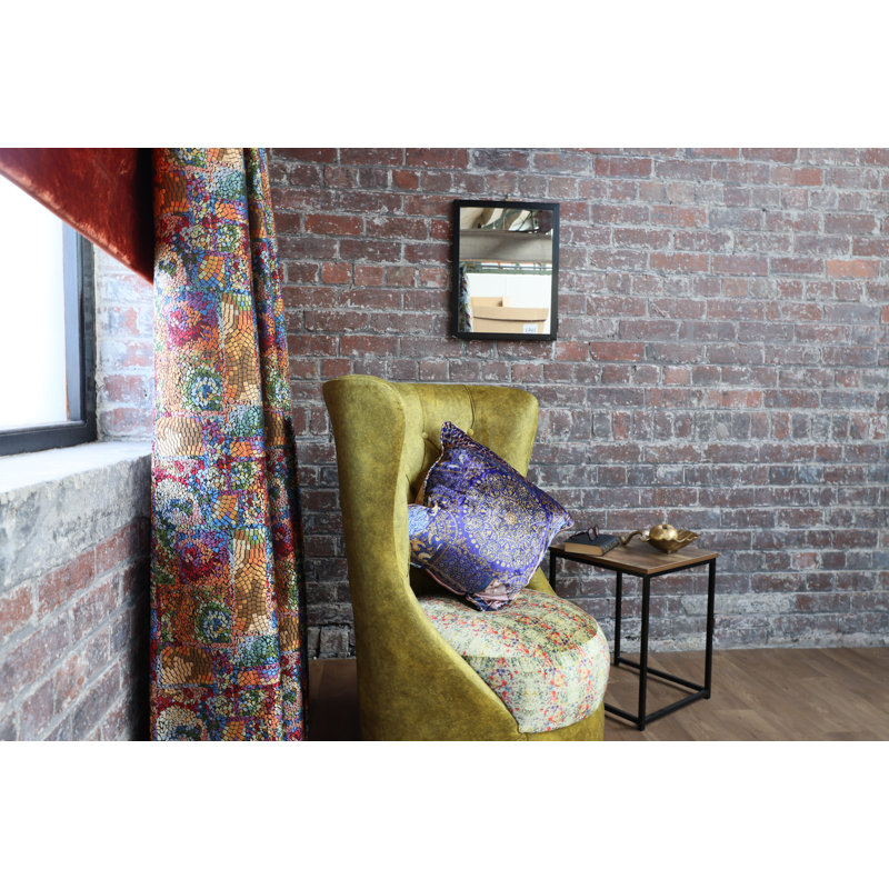 Meghan Velvet Wingback Chair
