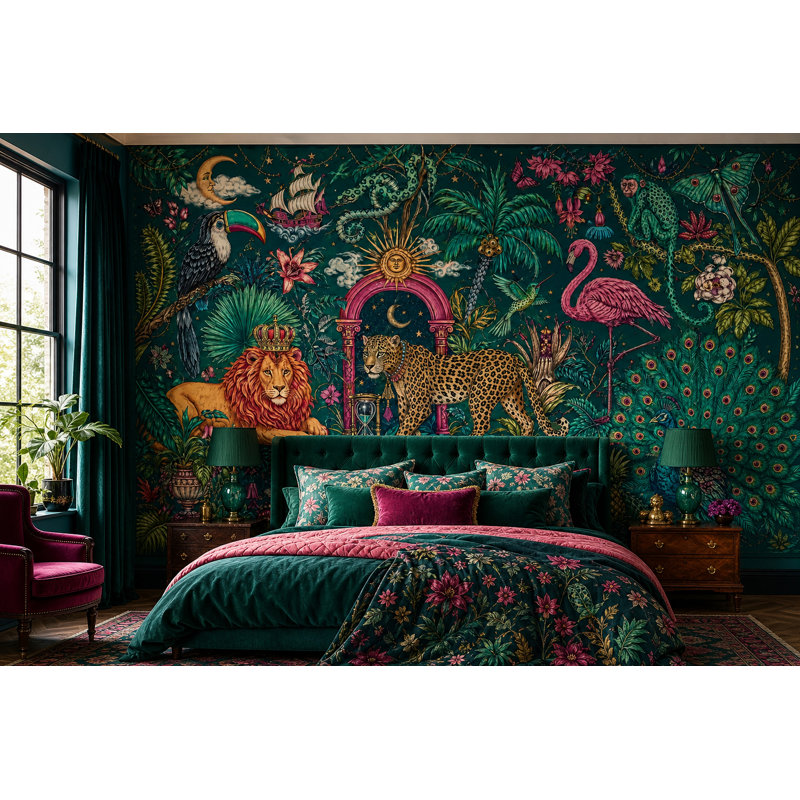 Papier peint mural nuit étoilée, 120"x96", Peel and Stick