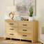 Commode double 6 tiroirs Rustic Brown-734715232