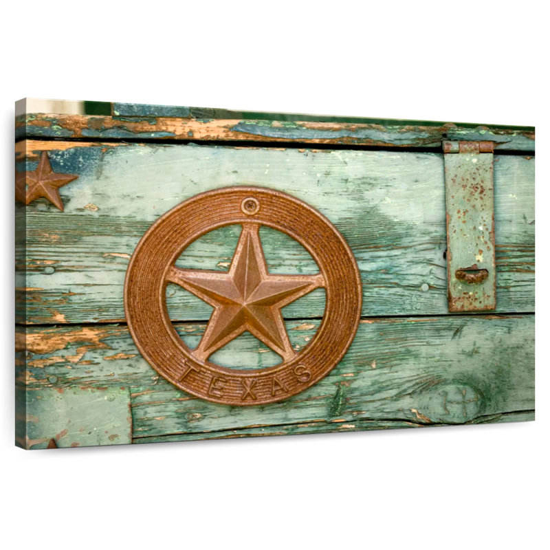 Lelar Rusted Texas Star, 26" H x 39" W