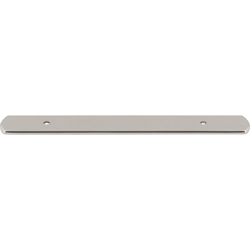 Wescott Pull Backplate, Polished Nickel