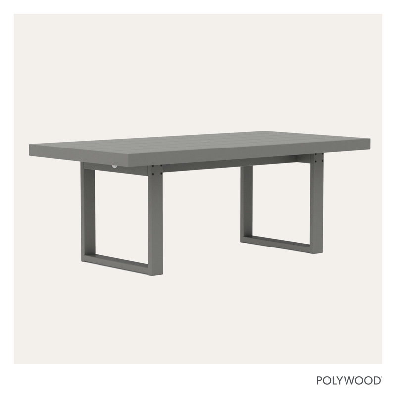 Edge Dining Table, Gray