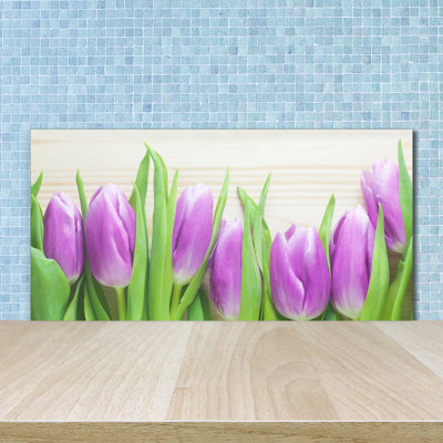 50cm W x 100cm L Glass Peel and Stick Panel