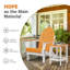 Chaise Adirondack pliante en PEHD Rakesh-730036808