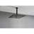 Matte Black 16" Bathroom Shower Head - Provides Natural Rainfall Sensation, Self-Cleaning Spray Nozzle, Complies With American Standard Pipe Connections Luxury For Simulation, Fits And All Arms-125173622