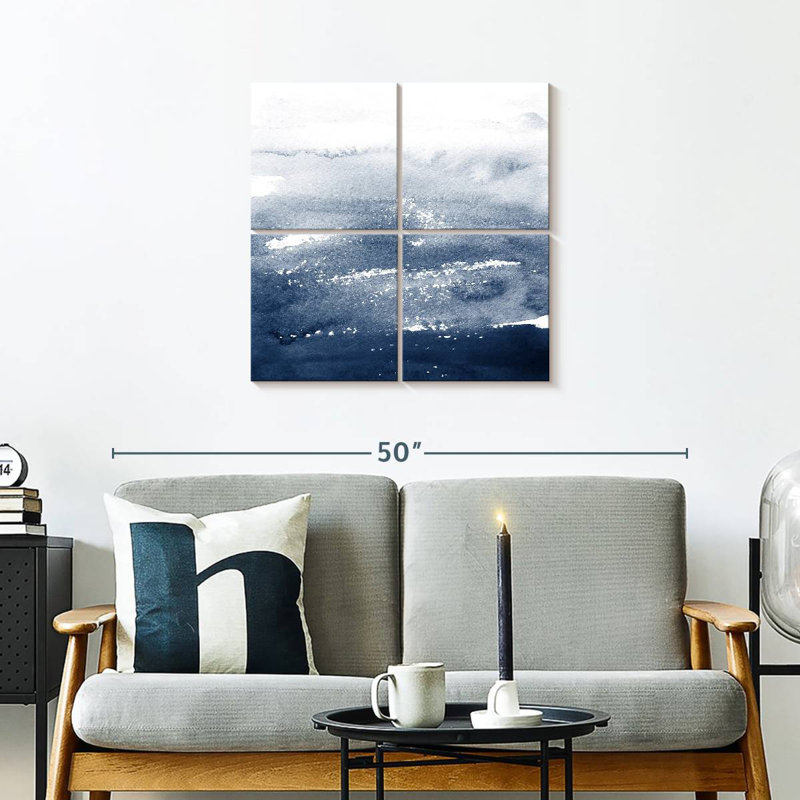The Deep Blue, 26" H x 26" W