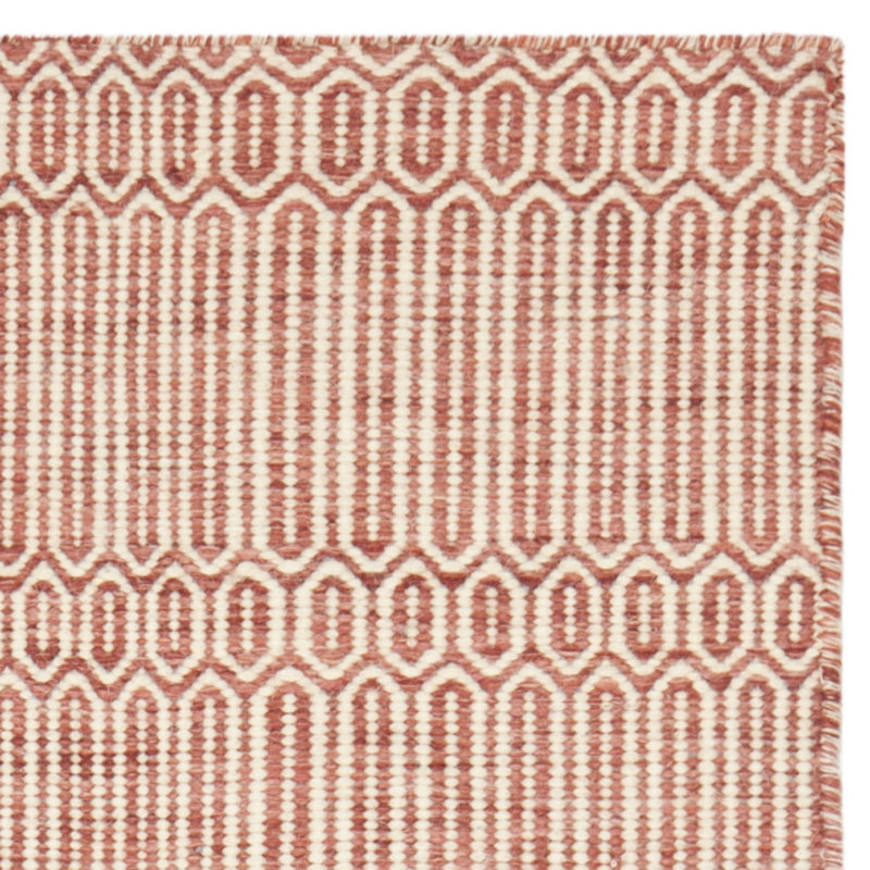 Tapis rouille Georgiana, Tapis de couloir 2 pi 3 po x 8 pi