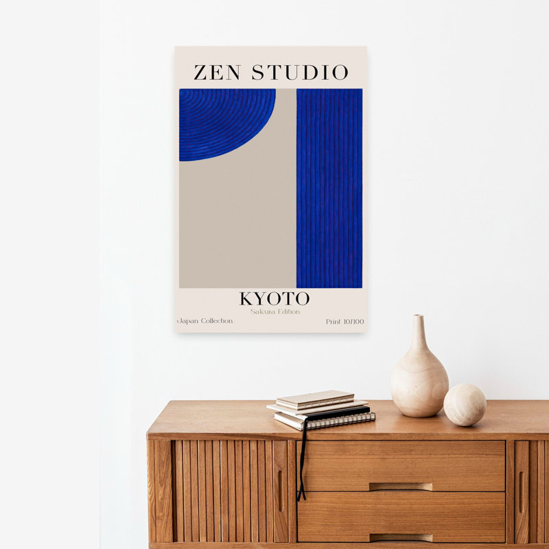 Contemporary Art Abstract Contemporary Geometric Architecture Wall Art by Treechild - Wrapped Canvas Print