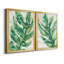 Parchment Palms III, ensemble de 2 reproductions de cadres rectangulaires sur toile-1508121278-1508121277
