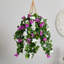 Bougainvillea artificiel mélangé dans un panier