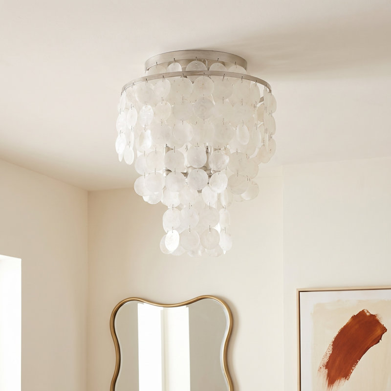 Concord Flush Mount, Antique Silver