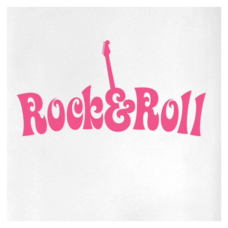 Entertainment Wall Decal, Pink