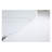 35.43" Round Tempered Glass Table – Silver Iron Frame, Modern Design