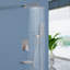 Système de douche à pluie mural 12 pouces avec pomme de douche à main et bec de baignoire Topcraft-123049322