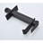 Waterfall Spout Bathroom Sink Faucet, Single Handle, Matte Black, Stainless Steel, & Verified, Rust-, 1.2 Gpm Flow, Pop Up Drain Spout, 500,000 Cycle Ceramic Cartridge, ,-125364160