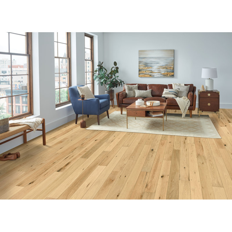 Plancher de bois franc d'ingénierie argenté morceau de nature, Harmonie chuchotée