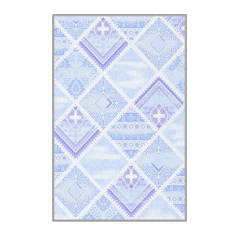 Premium Hall Carpet (2.6 x 9.8 ft), 100% Polyester, 0.3 in Pile Height | Antibacterial, Non-Slip Underside, 3D Digital Print | Machine Washable, Durable, Ideal for Home & Office, Easy Maintenance