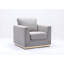 Chaise d'appoint avec coussin