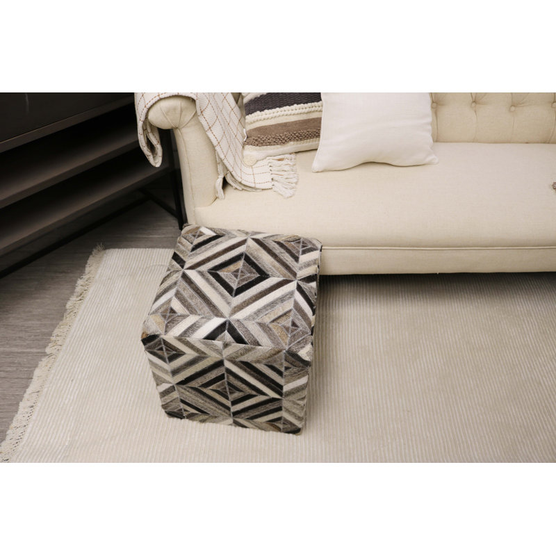 Repose-pieds en cuir Chianna