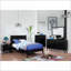 Table de chevet 2 tiroirs Mid-Century-366690459