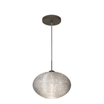 Luminaire suspendu sphérique 1 lumière Maryrose