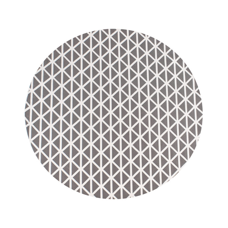 Outdoor Rug PANAJI Grey, Round 160 cm