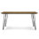 Table de salle à manger en bois de manguier massif Hunter, style industriel