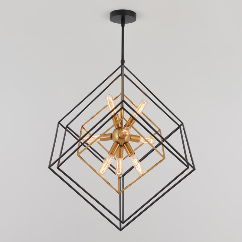 Alson 9 - Light Dimmable Geometric Chandelier