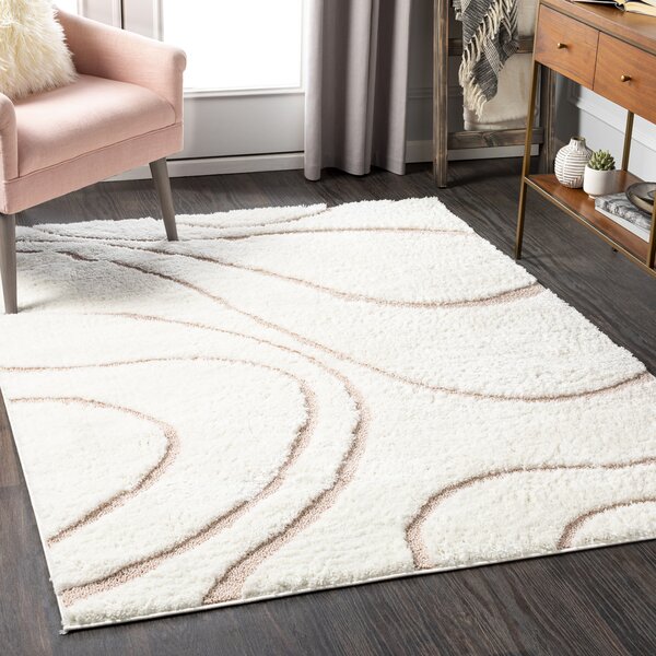 Brayden Studio® Burkart Ivory/Clay Rug | Wayfair