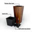 Pot à fleurs en plastique / composite Dewon-724334332-724334329