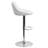 Occoquan Vinyl Bucket Seat Adjustable Height Barstool with Diamond Pattern Back-2090003954