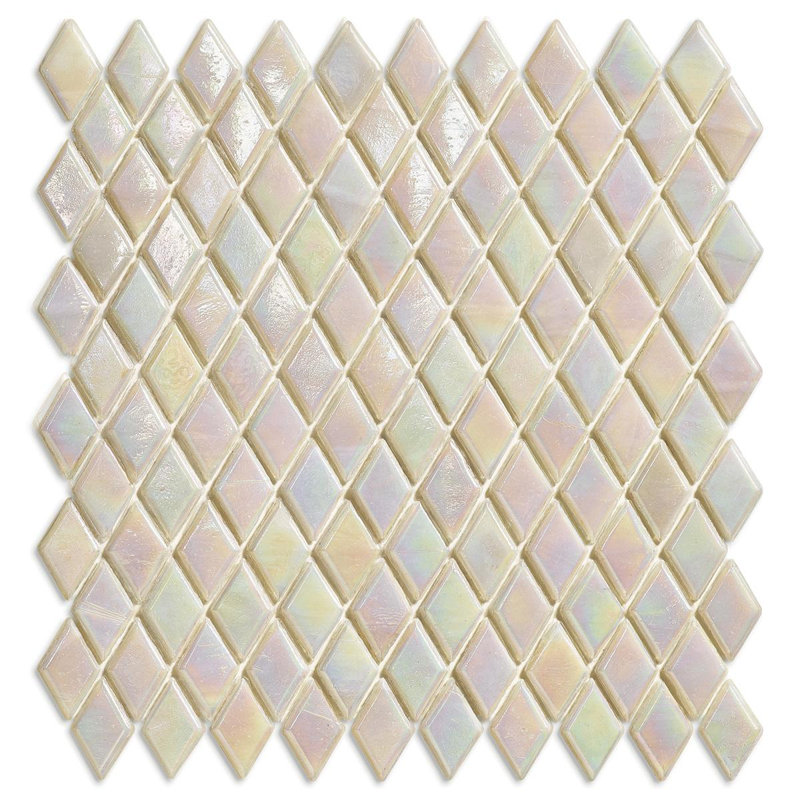 Shah 7/8" x 1-5/8" Diamond Glass Mosaic
