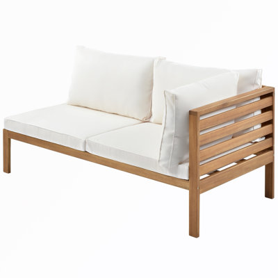 86.2'' Wide Wicker Patio Sectional with Cushions