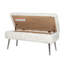 Banc de rangement rembourré Kristell-841892146