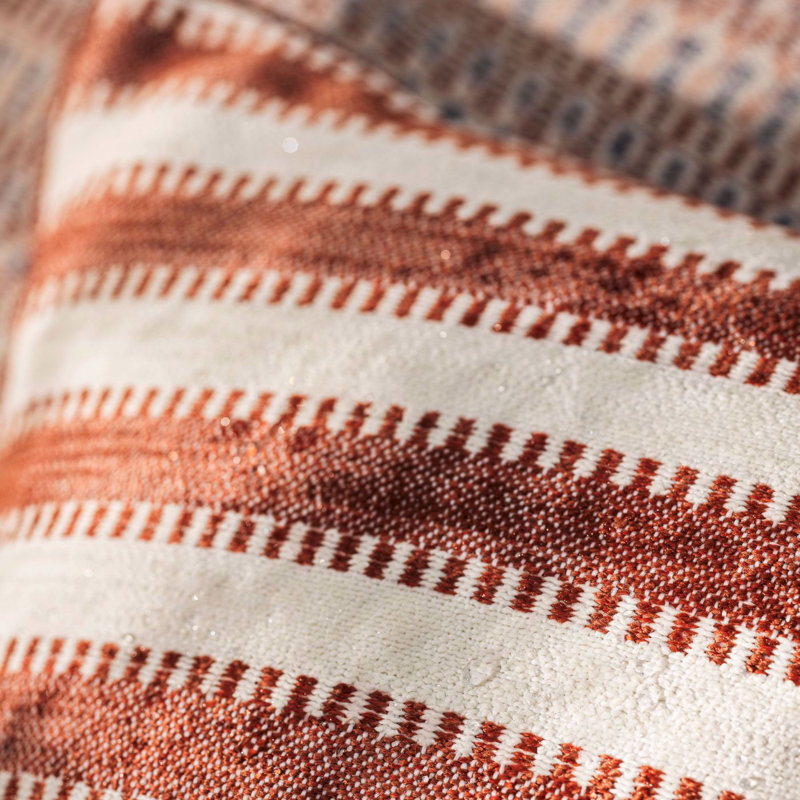 Ocala Stripe, Rust/Chalk
