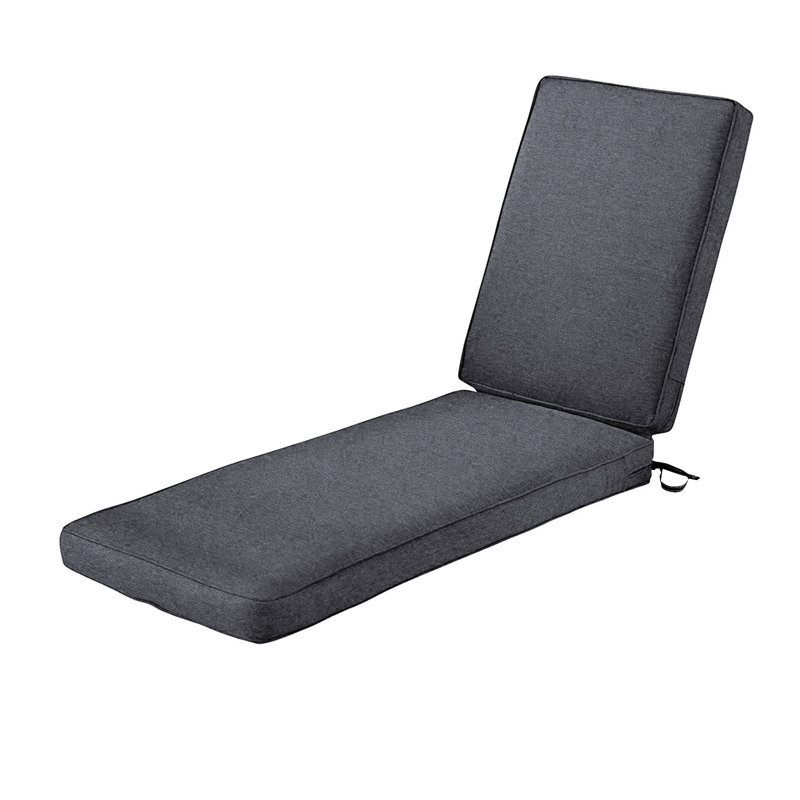 Coussin de dossier / siège d'extérieur, Vert, H 26 po x l 80 po x P 3 po