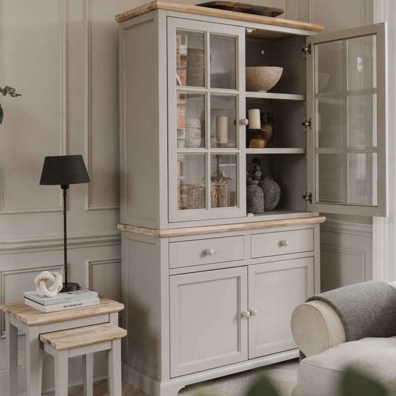 Teague Display Cabinet, Truffle