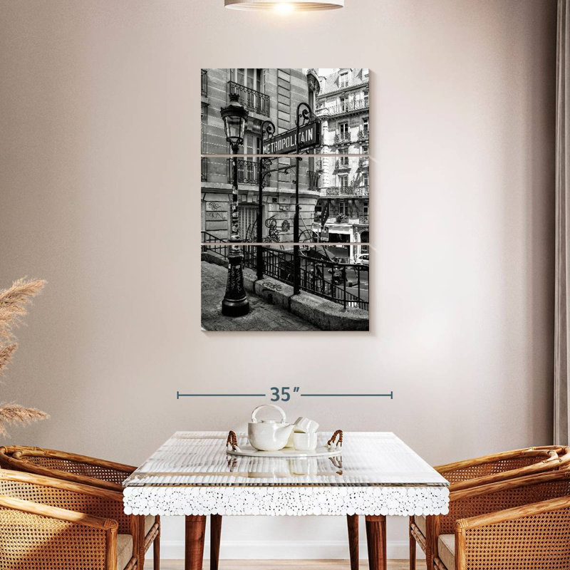 Sireci Black Metropolitain Paris, 45" H x 28" W