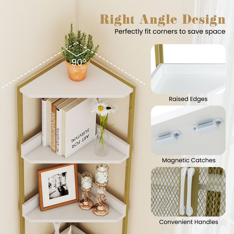 170cm H x 32cm W Metal Bookcase