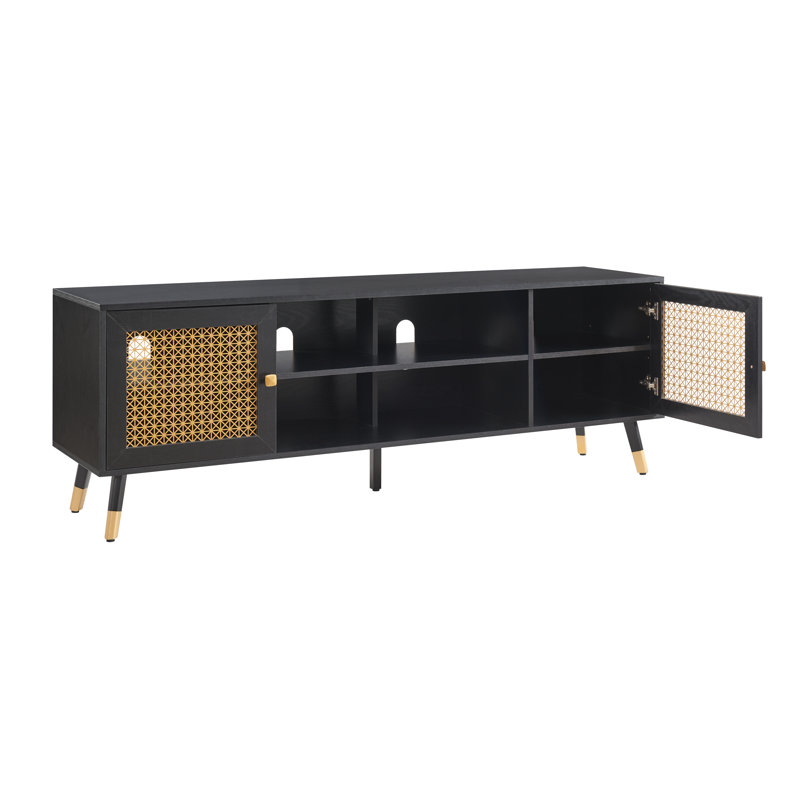 Hedva TV Stand for TVs up to 70", Black