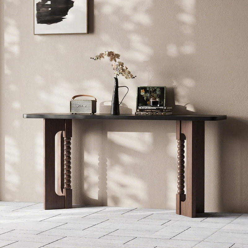 Console rétro minimaliste, H 29,53 po x l 62,99 po x P 12,99 po