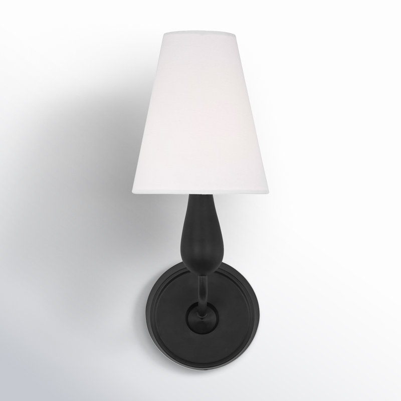 Ziba Dimmable Bath Sconce, Aged Iron