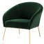 Fauteuil demi-tonneau en velours 31 po Lucent-1784623171