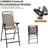 Caelean 2 - Person Metal Patio Dining Set with Round Table