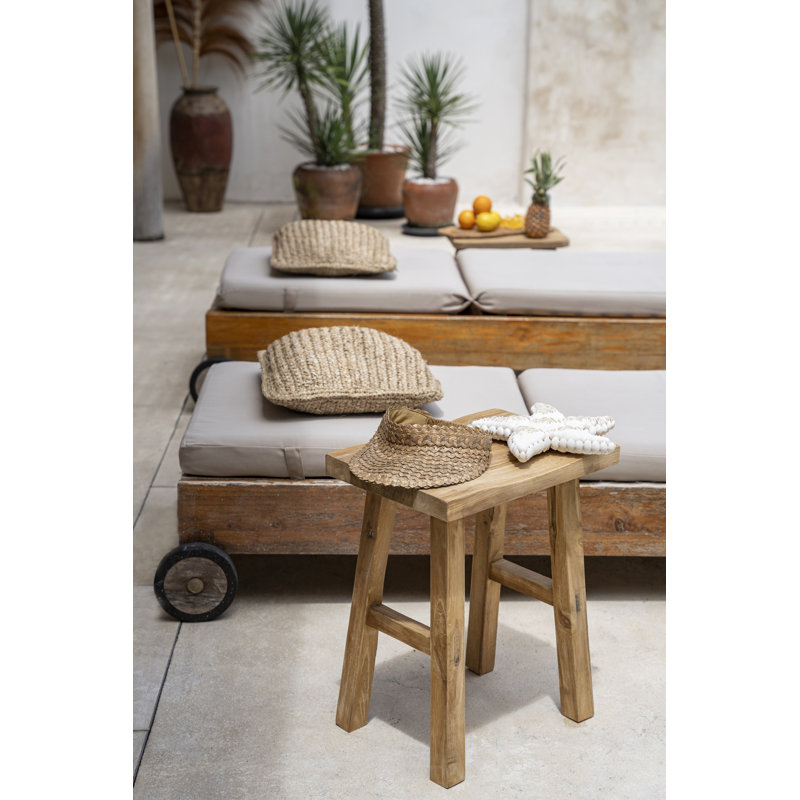 Clydene Solid Wood Accent Stool