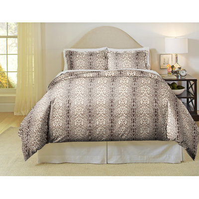 180 GSM Cotton Flannel Flannel Animal Print Duvet Cover