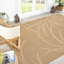 Abani Rugs Magdaleno PAT120A Outdoor Tropical Leaf Cream Beige Area Rug-1018194750