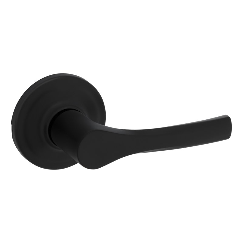 Kwikset Henley Matte Black Door Lever