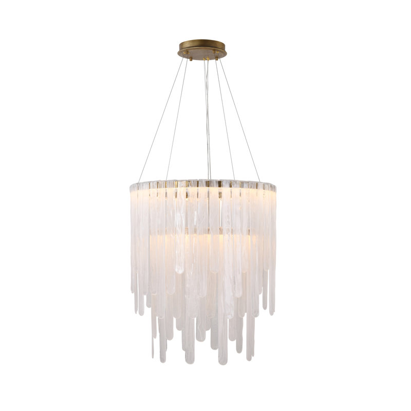 Roselle Circular Chandelier - Legacy Brass